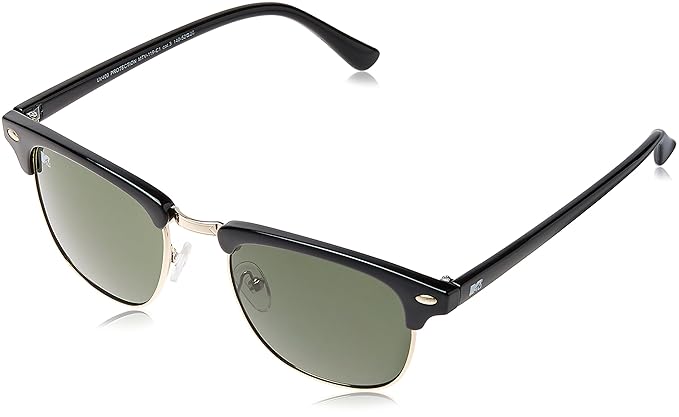 Unisex Urban Clubmaster Style Semi-Rimless 100% UV Blocking Shatterproof Polycarbonate Lens Sunglasses MTV-119