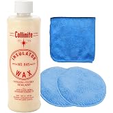 Collinite No. 845 Insulator Wax with Microfiber Towel &amp; Applicator Combo