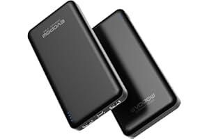 EVOPOW 2 Pack Portable Charger, Slimmer 10000mAh Power Bank, 15W USB C In&Out Fast Charging Battery Pack, Portable Power Bank for iPhone 16 15 14 13 12 iPad Samsung S23 S22 Pixel and Heated Vest (Black)