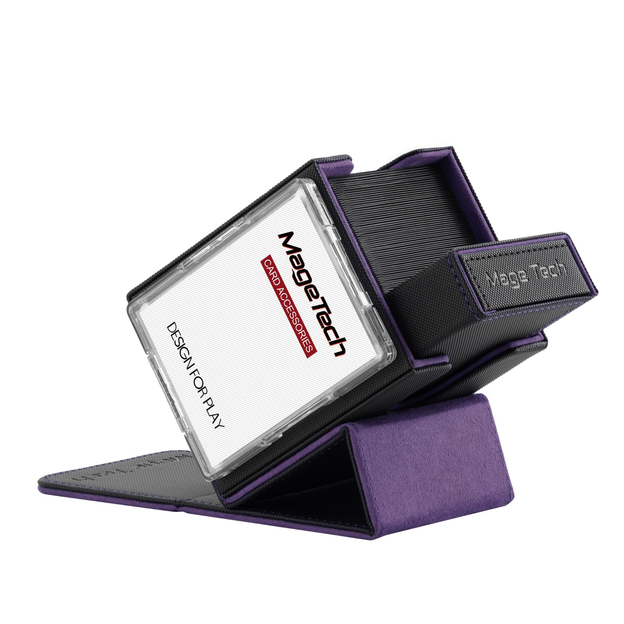 Photo 1 of **INCOMPLETE, SEE NOTES** Mage Tech Adventurer [Champion] 60-Card Solution - Avatar Holder  - Rugged, Expandable - MTG Standard/LOR/PTCG - Black/Purple