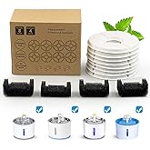 Cat Water Fountain Filter, 81 oz/2.4 L Automatic Pet Water Dispenser Cat Fountain Replacement Filters, Pet Fountain Fillter Replacement