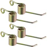 Feekoon 4 Pack Universal Power Rake Replacement Springs Compatible with Maxpower 330105, Dethatcher Springs Compatible with Maxpower Arnold 16 Inch Dethatching Mower Blade for Most Lawn Mower
