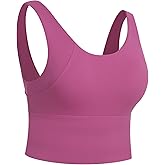 OMEWEE Women's Sports Bra,high Waist Yoga Bras for Women,V-Back Sports Bra with Padding,Suitable high Intensity Sports Bra