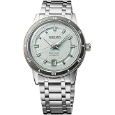 SEIKO Watch for Men - Presage Collection - with Date Calendar, 50M Water Resistance, Screw See-Through Caseback, 39.5mm Case Diameter