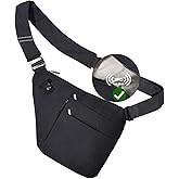 VADOO Sling Bag - Anti-theft Crossbody Shoulder Bag for Men and Women