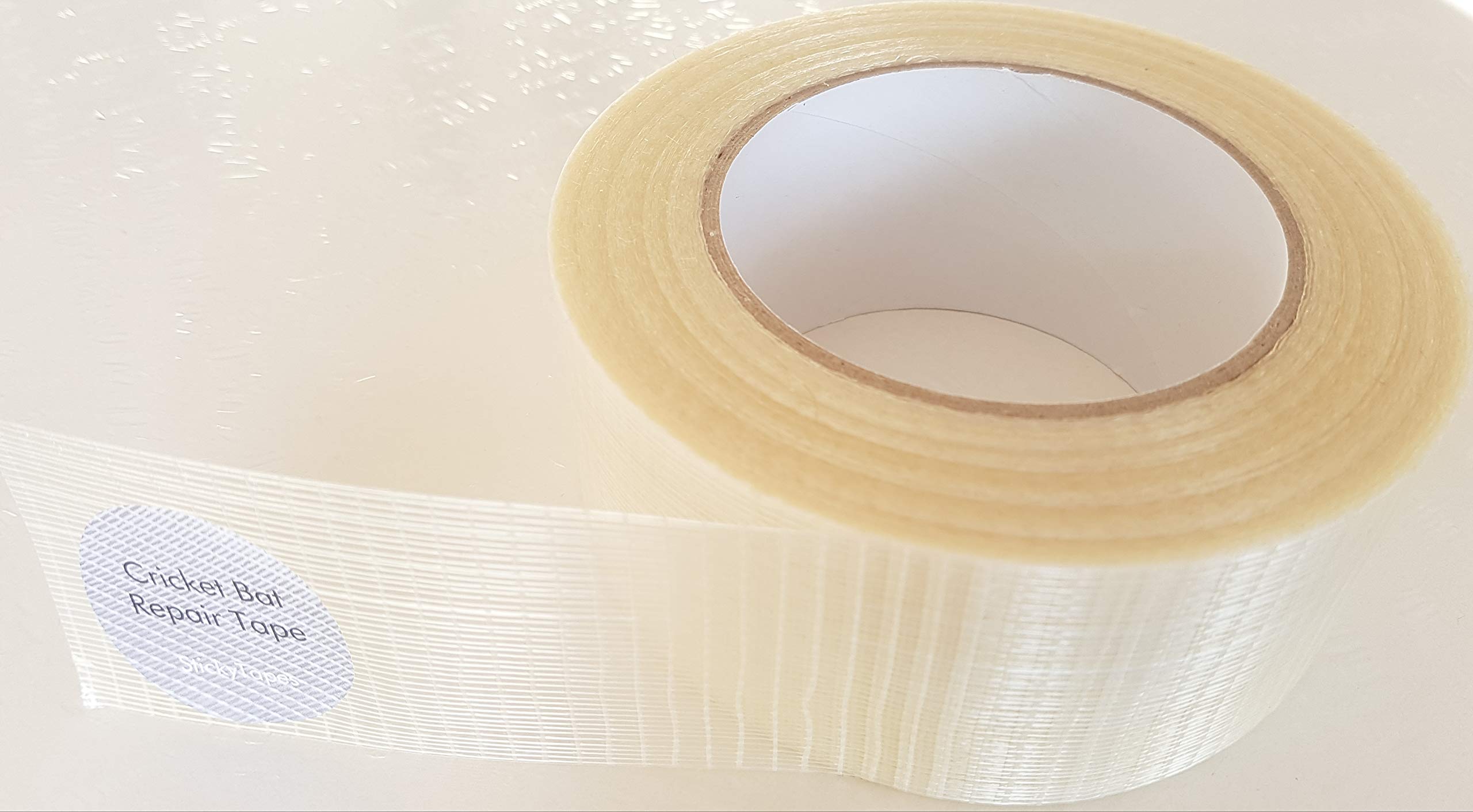 StickyTapes Cricket Bat Repair Tape - JUMBO ROLL (50m) - Extend Your Bat's Lifespan
