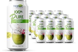 Tropical Delight 100% Pure Coconut Water - 24 x 500ml Can