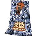 Bear and The Lemmings Throw Blanket Couch Bed Sofa Soft Lightweight Warm Cozy Flannel Fleece Bed Blanket Microfiber Furry Fluffy Beds Decoration