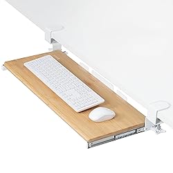 VIVO Large Clamp-on Computer Keyboard and Mouse