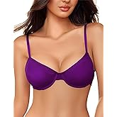 Avidlove Women Sexy Bra Sheer Mesh Unlined Underwire Bra See Throuh Support Everyday Bra