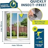 Hoberg Window Fly Screen Magnetic Fastening 16 Magnets Up to 150 x 130 cm view 4