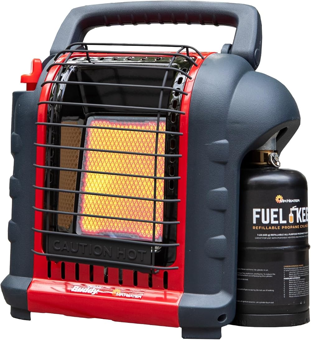 Mr. Heater Portable Buddy Heater 9000 BTU Propane Radiant Indoor/Outdoor