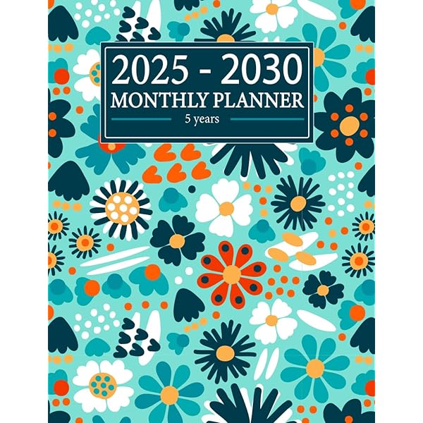 Amazon.com: 2025-2030 Monthly Planner-5 Years: Five Calendars with Holidays | Beautiful Agenda, Appointment Notebook| 60 Months Goal, Contact Log | Personal time ... Draw Flower Cover US Letter Size 8.5 x 11: Planner, 2025-2030: Books amazon-com-2025-2030-monthly-planner-5-years-five-calendars-with-holidays-beautiful-agenda-appointment-notebook-60-months-goal-contact-log-personal-time-draw-flower-cover-us-letter-size-8-5-x-11-planner-2025-2030-books