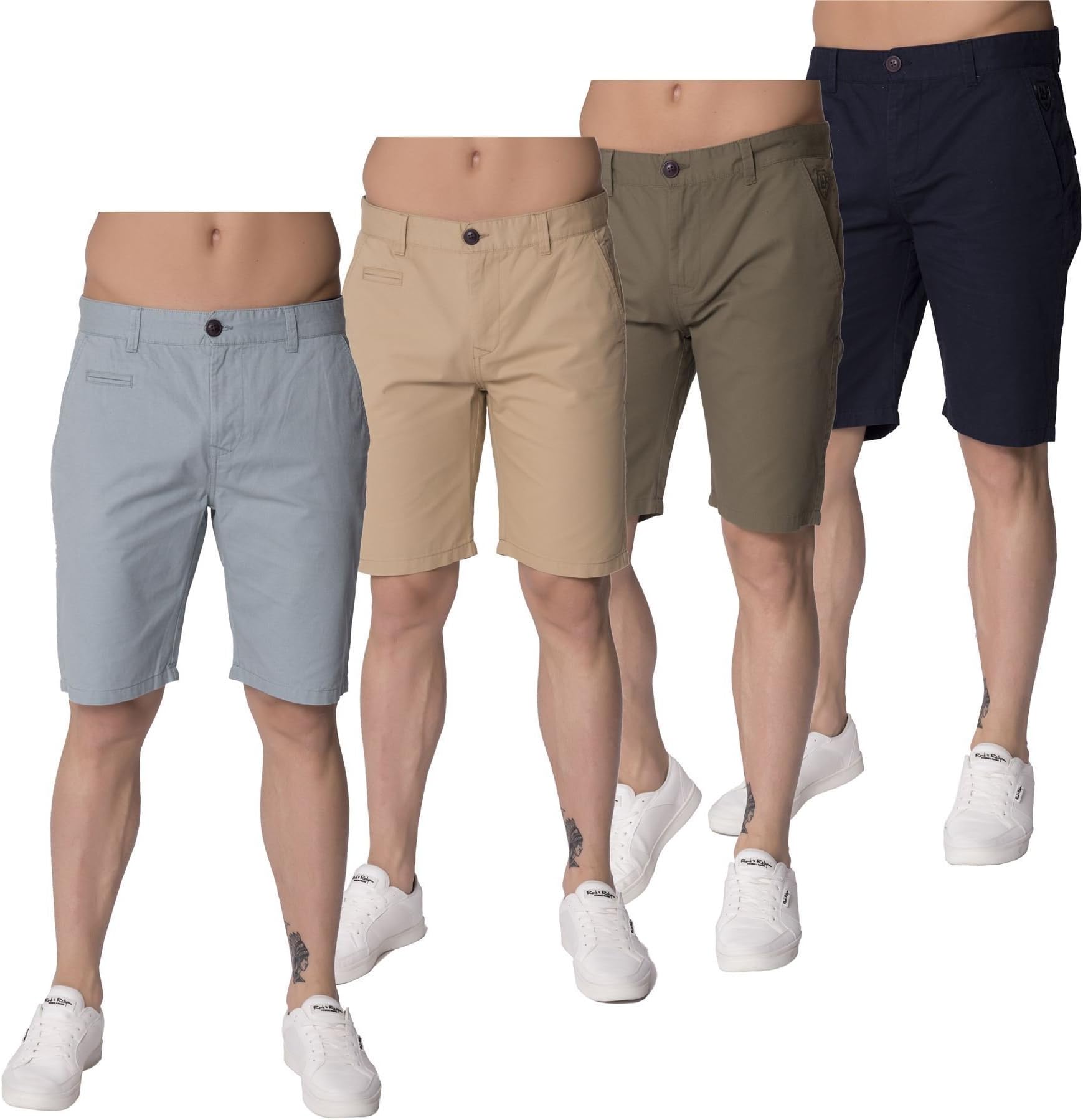 Mens Chino Shorts in 100% Cotton Twill by Loyalty & Faith