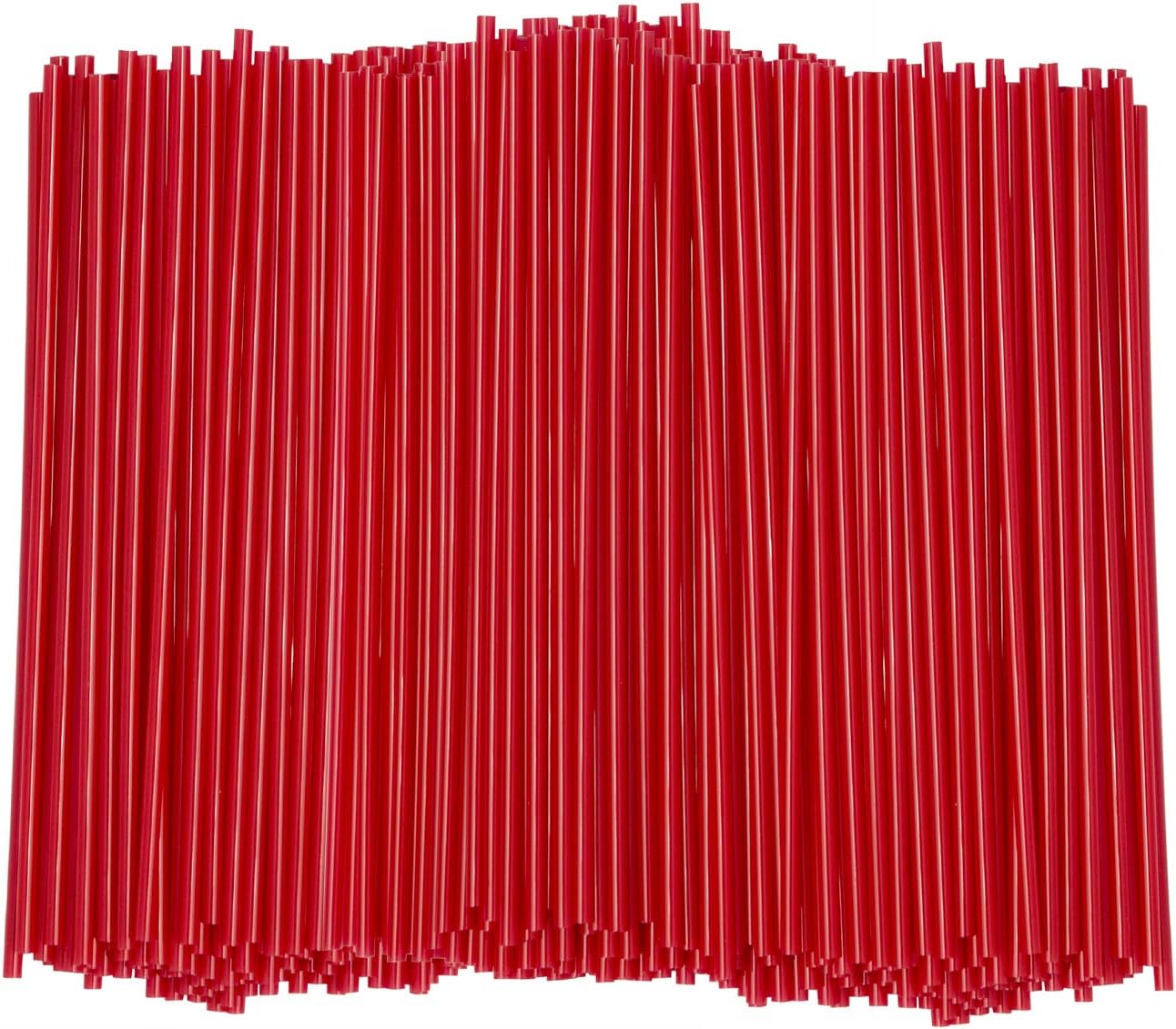  | [1000 Bulk Pack] 5 Inch Plastic Sip Stirrers/Straws - Disposable Stir Sticks for Coffee & Cocktail - Black: Swizzle Sticks