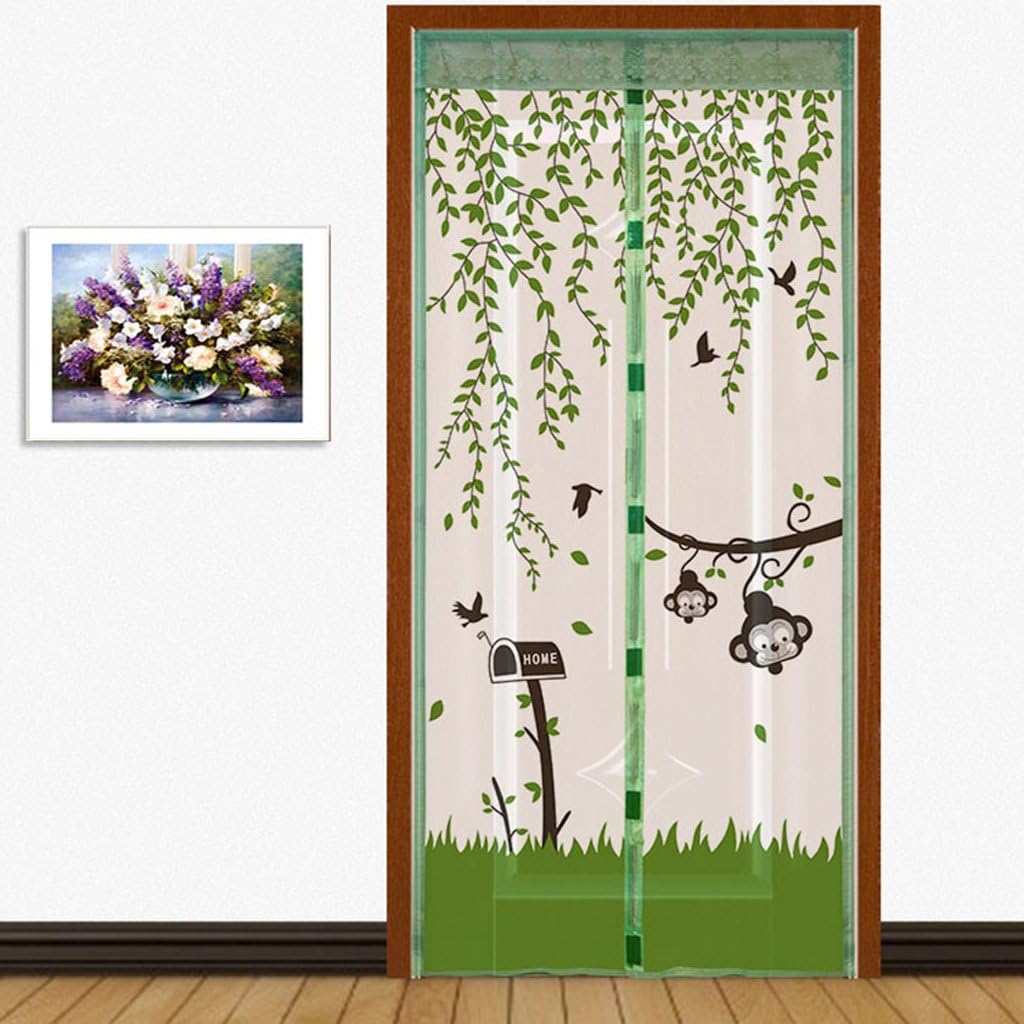 Kope Magnetic Curtain Anti Mosquito Tulle Shower Automatic Door Summer Style Mesh Net, 82.68 x 39.37 x 0.47 inches