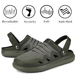 Eagsouni Garden Clogs Sandals Slip On Slippers for