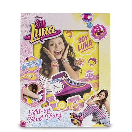 SOY LUNA 70270001 - Disney Tagebuch mit Licht