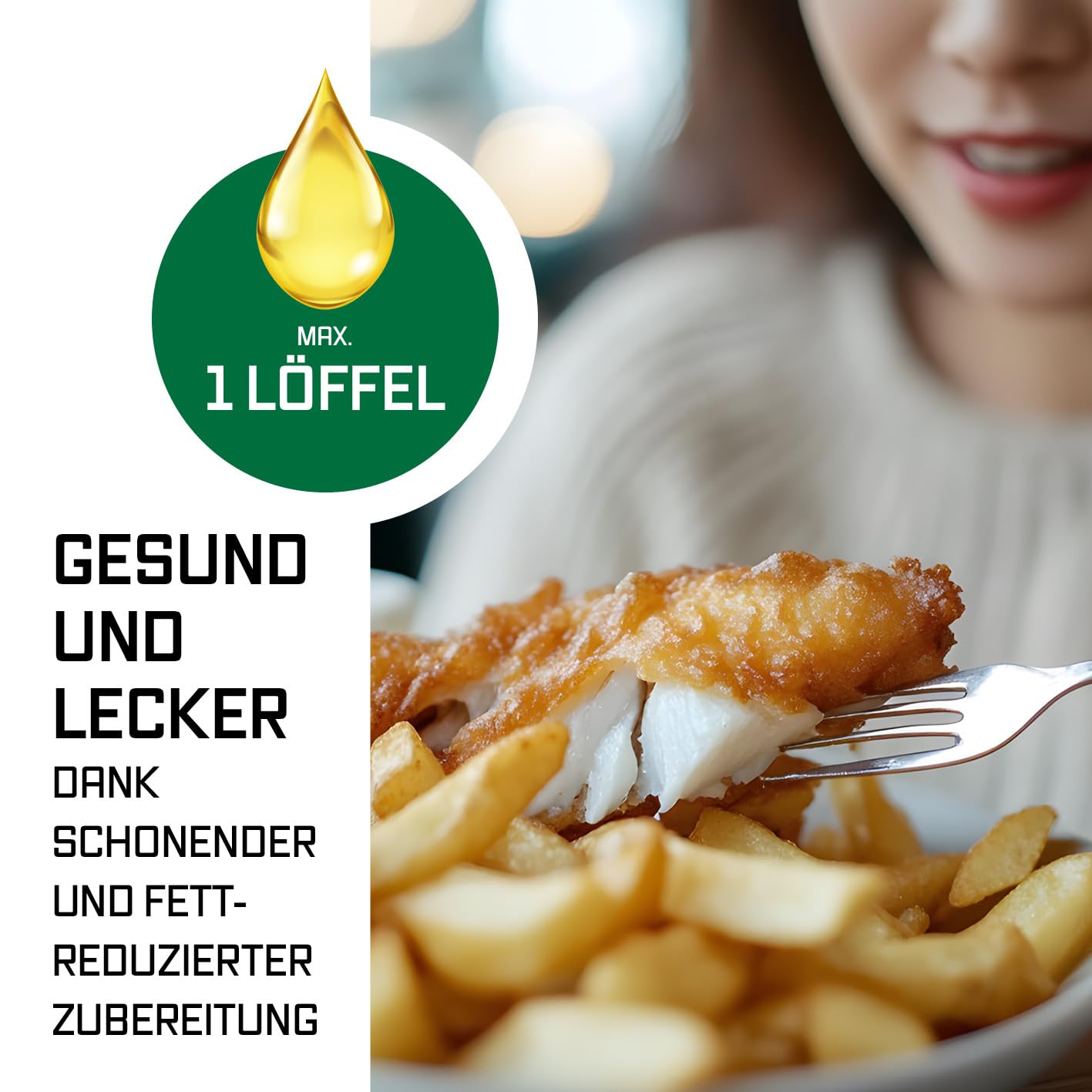 GOURMETmaxx FryUp Vertikale Doppelkammer Heißluftfritteuse | vertikaler Airfryer | klappbares Touchdisplay | 32% platzsparender | Fassungsvermögen 10L | Heißluftfritteuse 2 Kammern 8