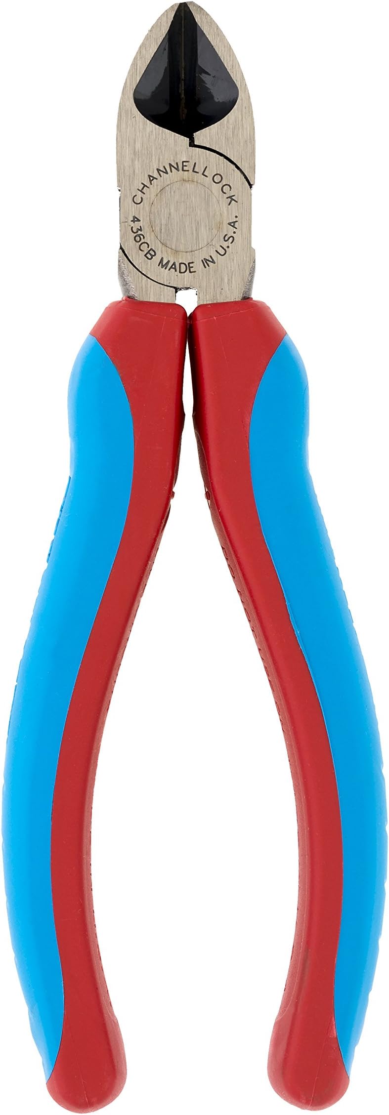 Channellock 436CB 6-Inch Diagonal Cutting Plier with a Box Joint and Code Blue Grips
