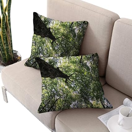 Amazoncom Michaeal Forest Square Body Pillowcasesummer #tree #branch #canopy #bed