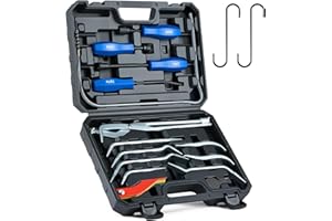 Orion Motor Tech 15 Piece Drum Brake Tool Kit, Brake Drum Kit Compatible with Chevrolet Toyota Volkswagen Mazda, Brake Servic