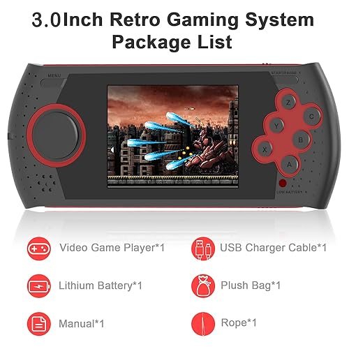 EASEGMER Handheld Games for Kids 16 Bit Portable Retro Video Games