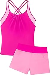 Tankini with Shorts 8-10 Tween Girls Bathing Suits