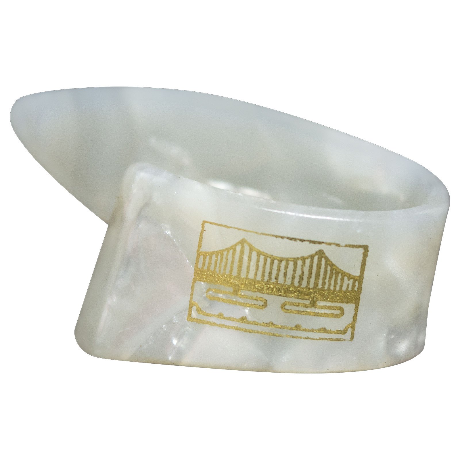 Golden Gate GP-6-4PK Pearloid Thumb Picks 4-Piece Set, Large