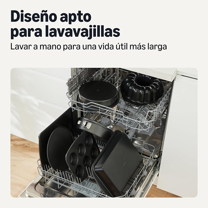 Bolor antiaderente removível, apto para máquina de lavar loiça e forno, 25,4cm — foto 5 de 7