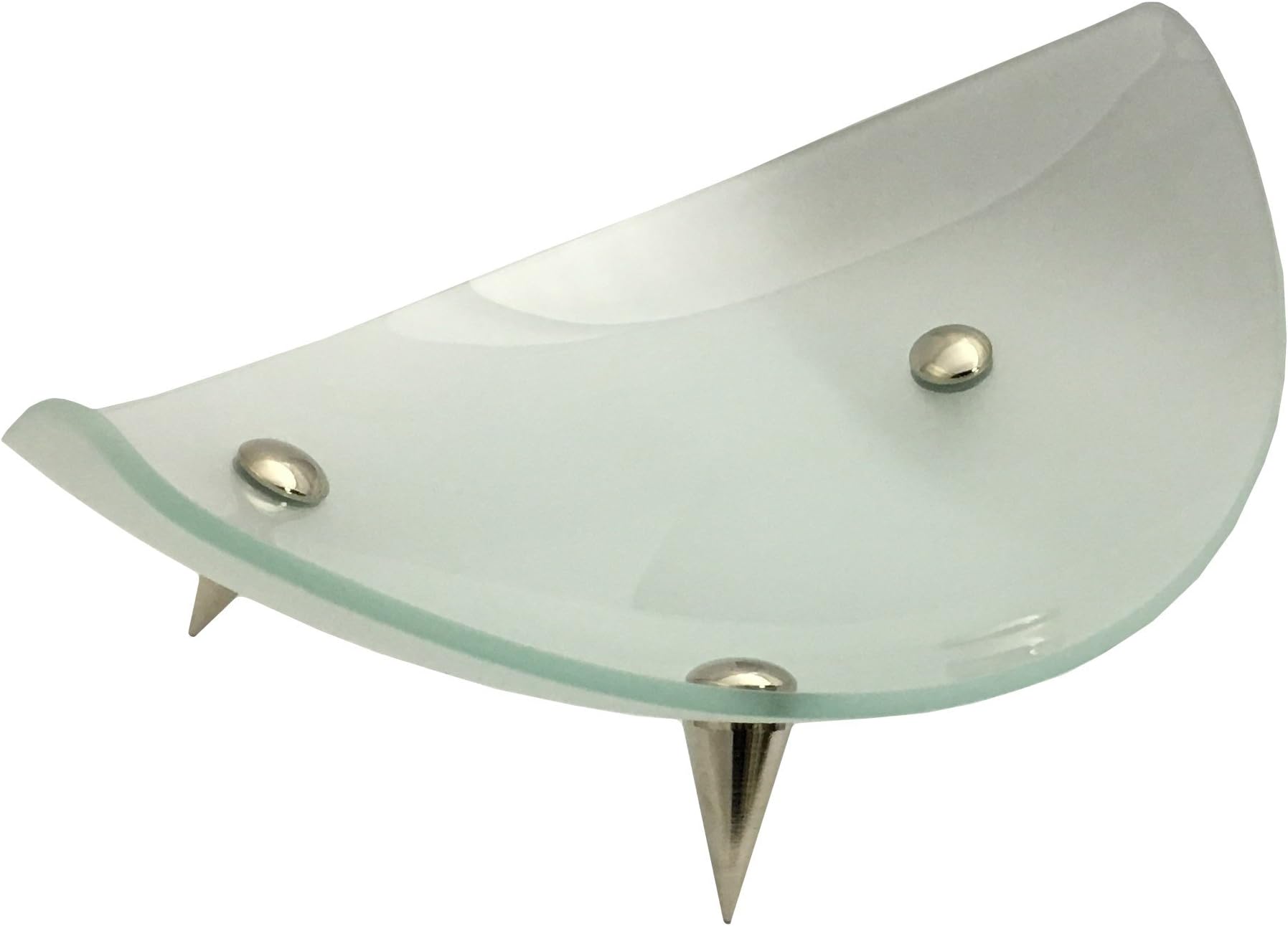 Contemporary Frosted Glass Fruit Bowl