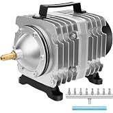 AquaMiracle Aquarium Air Pump Commercial Air Pump with Aluminum Housing, 600/1000/1200/1750GPH Fish Tank Bubbler Pond Aerator for Aquariums, Ponds, Hydroponics