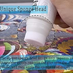 YAKAMOZ Updated Jigsaw Puzzle Glue with New Sponge