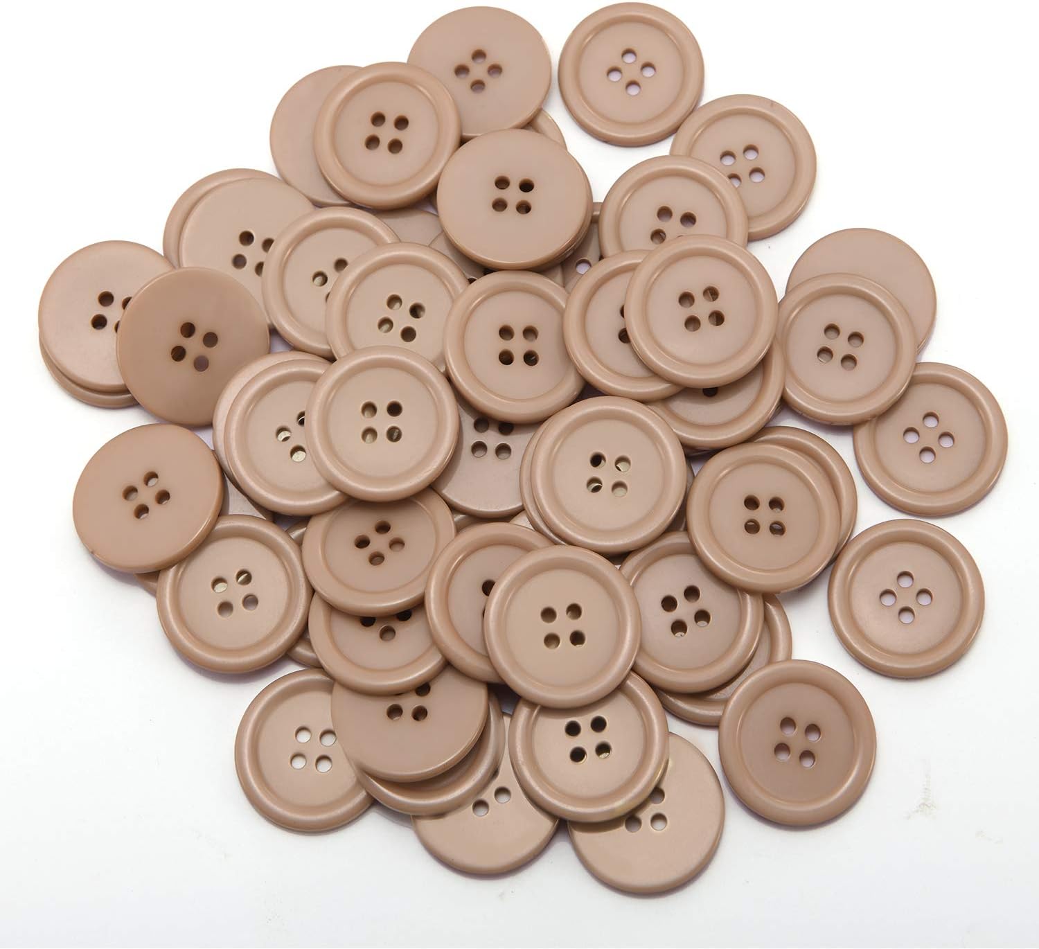 Amazon 60 Pcs 1 Inch Buttons For Crafts 25mm Sewing Flatback