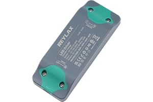 REYLAX LED Driver 12V 30W Slim LED Power Supply Driver 100/240V AC to 12V DC Constant Low Voltage LED Transformers 12 Volt Replacement LED Driver for LED Strip Lights 2.5A Adapter