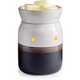 Large Illumination Candle Warmer – Use With Scented Wax Melts & Tarts – Ceramic Tabletop