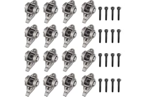 HOCVRLX Rocker Arms Trunion Upgrade Kit LS Performance Parts Compatible with GM Small-Block V8 Engine Series LS1 LS2 LS6 Vortec 5300 L59 LM7 LM4 L33 4.8L 5.3L 5.7L 6.0L 10214664