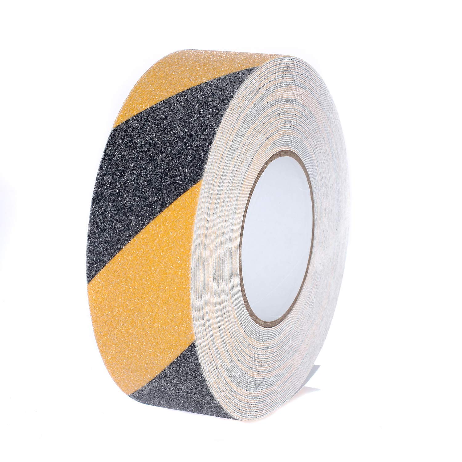 TUKA 20m x 5cm Anti-slip Adhesive Tape, Non Slip Tape Improving Grip, Strong Adhesive Safety Sticker for Indoor and Outdoor, for Work Safety, Home Safety. 65.6 ft x 2 inch, TKD5036 Black & Yellow