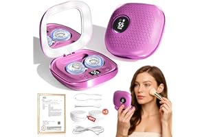 VCNFPRO 2025 Upgraded Ultrasonic Contact Lens Cleaner【50KHz Germany Super Motor】【Top1 Intelligent Chip-Smart Modes】Gentle Cleaning & 99% Brightness, Portable Contact Lens Care Tools Home Travel (Purple)