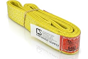 DD Sling (USA Made). 2 wide X (4' to 20' lengths) in Listing! 2 Ply Twisted Eye, Nylon Lifting Slings, Eye & Eye, 12.800 Basket Load Capacity (2inX4ft) by "DD Sling & Supply, Inc."