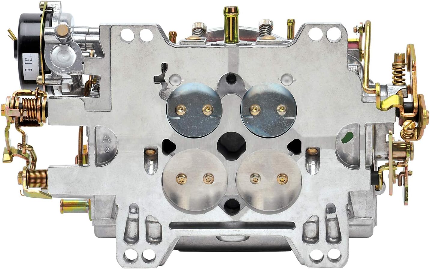 Edelbrock 1406 Performer 600 CFM Square Bore 4-Barrel Air Valve Secondary Electric Choke Carburetor: Automotive