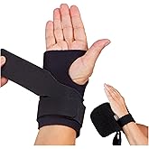 Comfort Cool Ulnar Booster TFCC Wrist Brace - Black, Left Hand, Small | Breathable, Counterforce Brace for TFCC Tears &amp; Pinkie Sided Wrist Pain