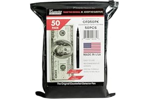 Dri Mark CFD50PK Counterfeit Bill Detector Marker Pen, Made in The USA, 50 Count