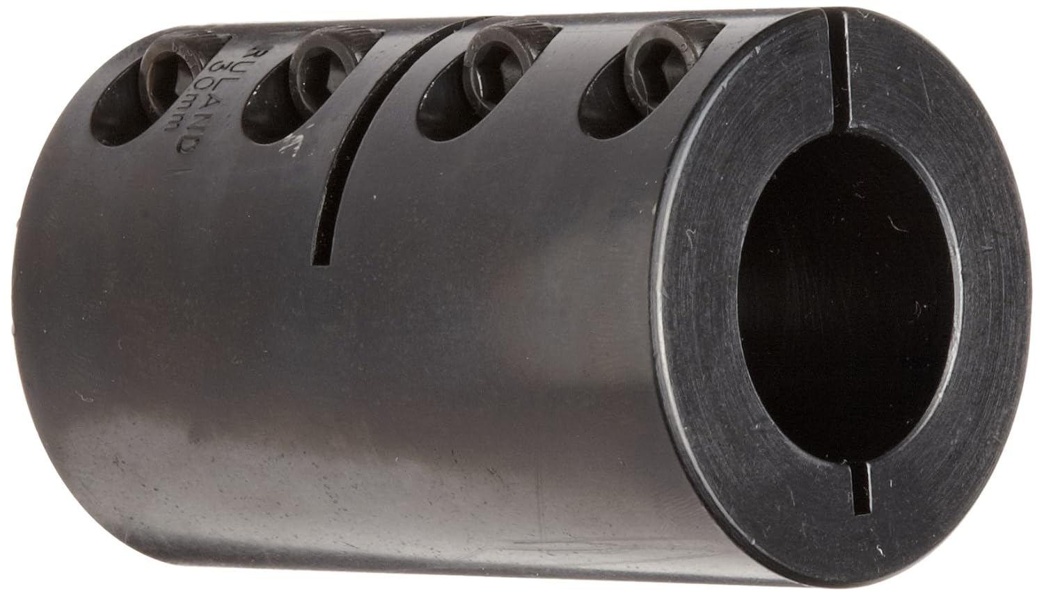 Ruland MCLX4040F OnePiece Clamping Rigid Coupling, Black Oxide Steel, Metric, 40mm Bore A