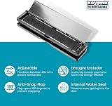 Keypak 12in Door Letterbox Fits 40-80mm Doors Anti-Snap Flap Internal Draught view 2