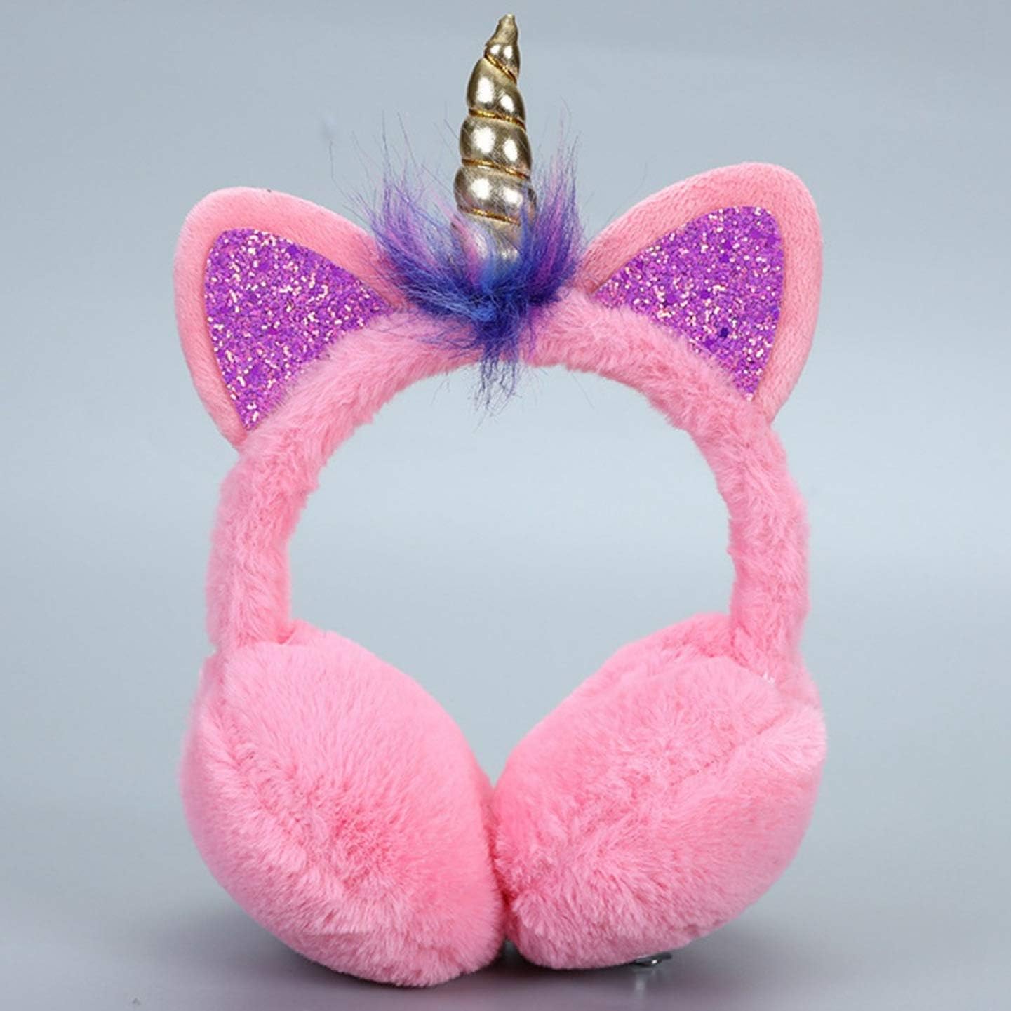 htrdjhrjy Reliable New Unicorn Lovely Ear Warmers Plush Unicorn Earmuff