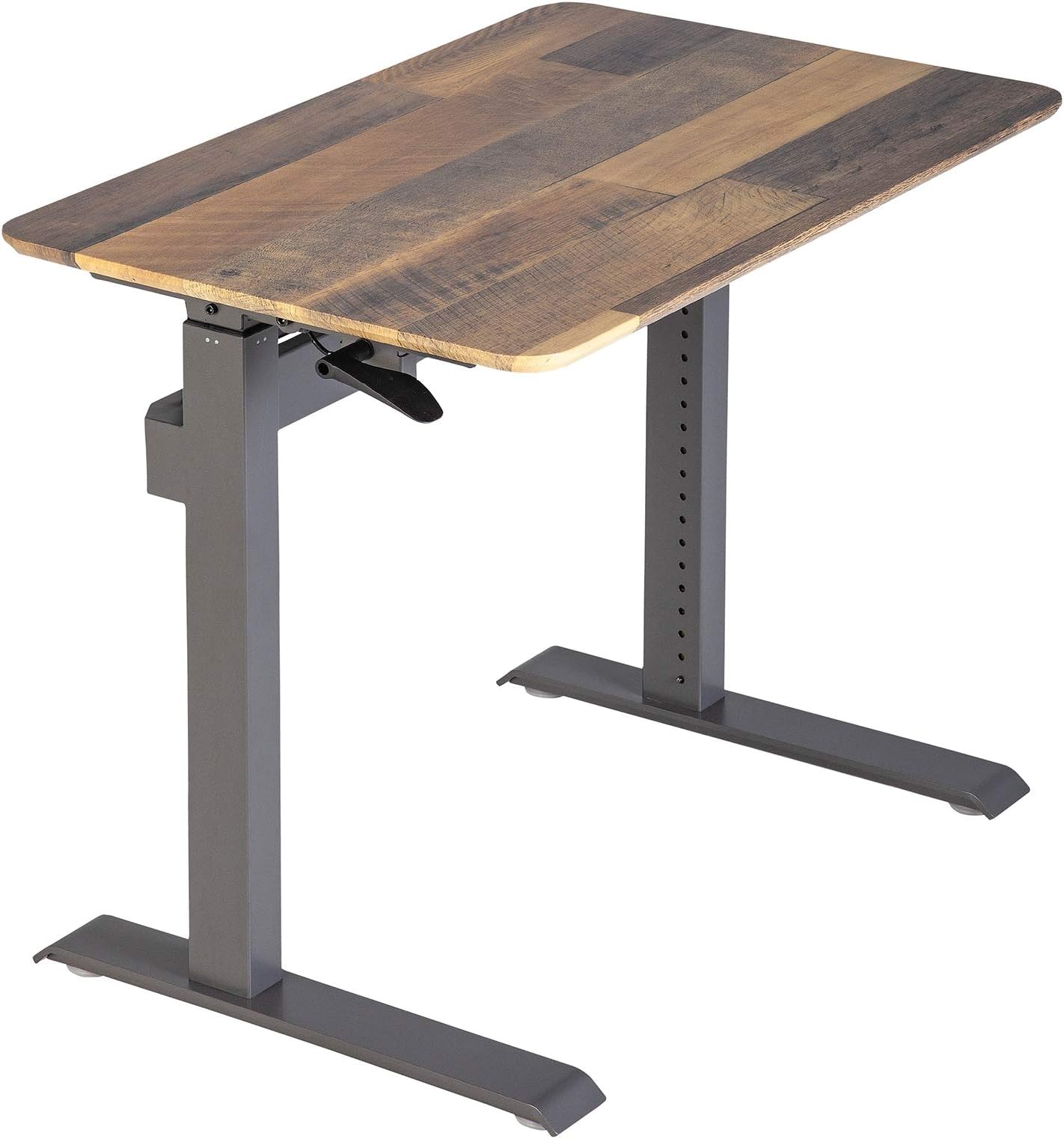 VARIDESK - ProDesk 36 - Compact Full Desk Workstation for Laptops - Reclaimed Wood