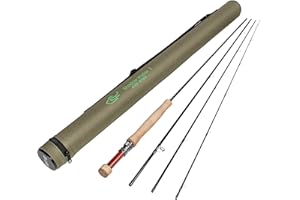 SF Shadow Walker ⅠEuro Nymph Fly Rod European Nymphing Fly Fishing Rod 2wt 3wt 10FT Shadow Yellow 24T Carbon Fiber with Durab