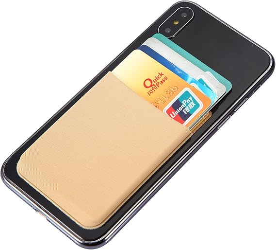 Card Holder for Back of Cell Phone, as Credit Card Holder