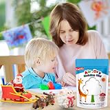iFergoo Air Dry Clay White Ultra Light Modeling Clay 24 Hour Drying view 7